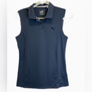 Women’s Puma sleeveless golf top.